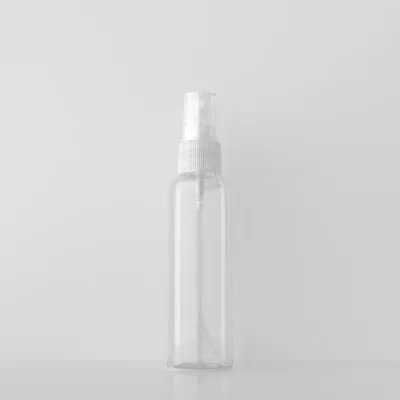 60 ml transparente Plastikflasche