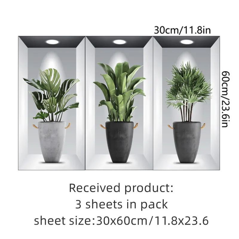 色：偽の3D植物