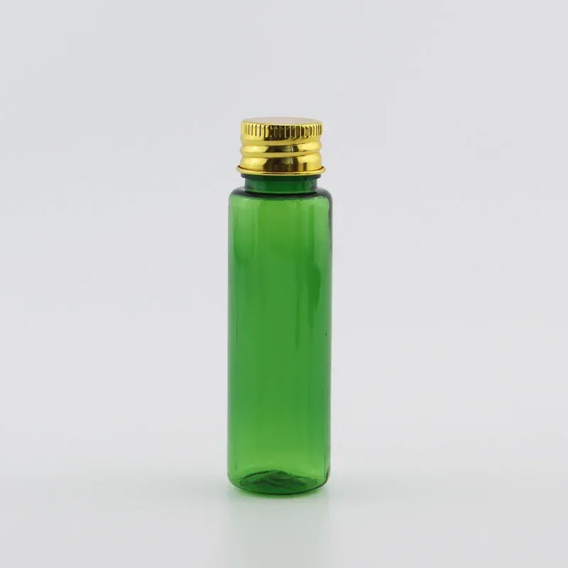 30 ml PET groene fles goud