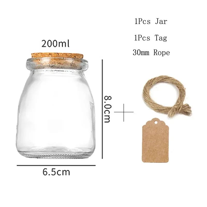 Color:200ml Jar and tags