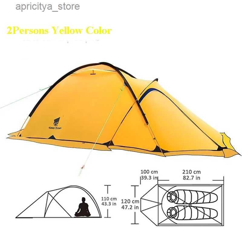 2 Person 4 Season Tent, All Weather Tents For Camping 4 2 Person 4 Season Tent, All Weather Tents For Camping - Image 4