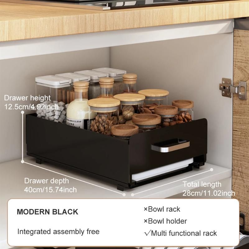 Black Storage Rack