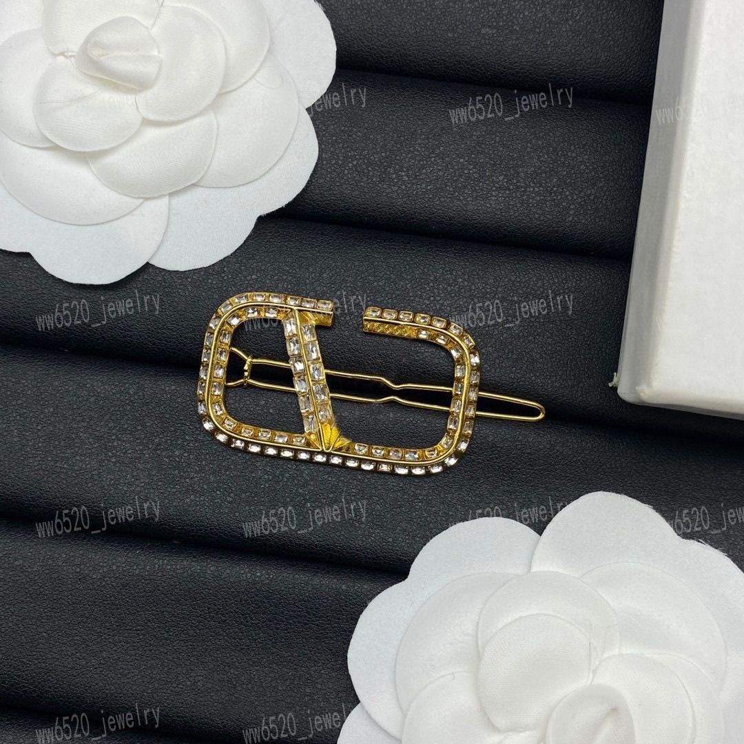 golden hair clip+box