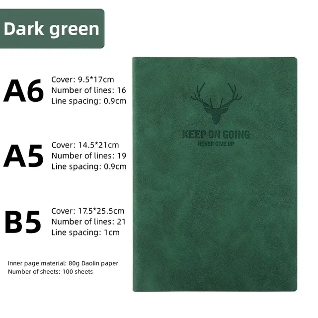 A5 Dark green