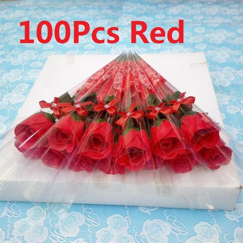 100pcs red