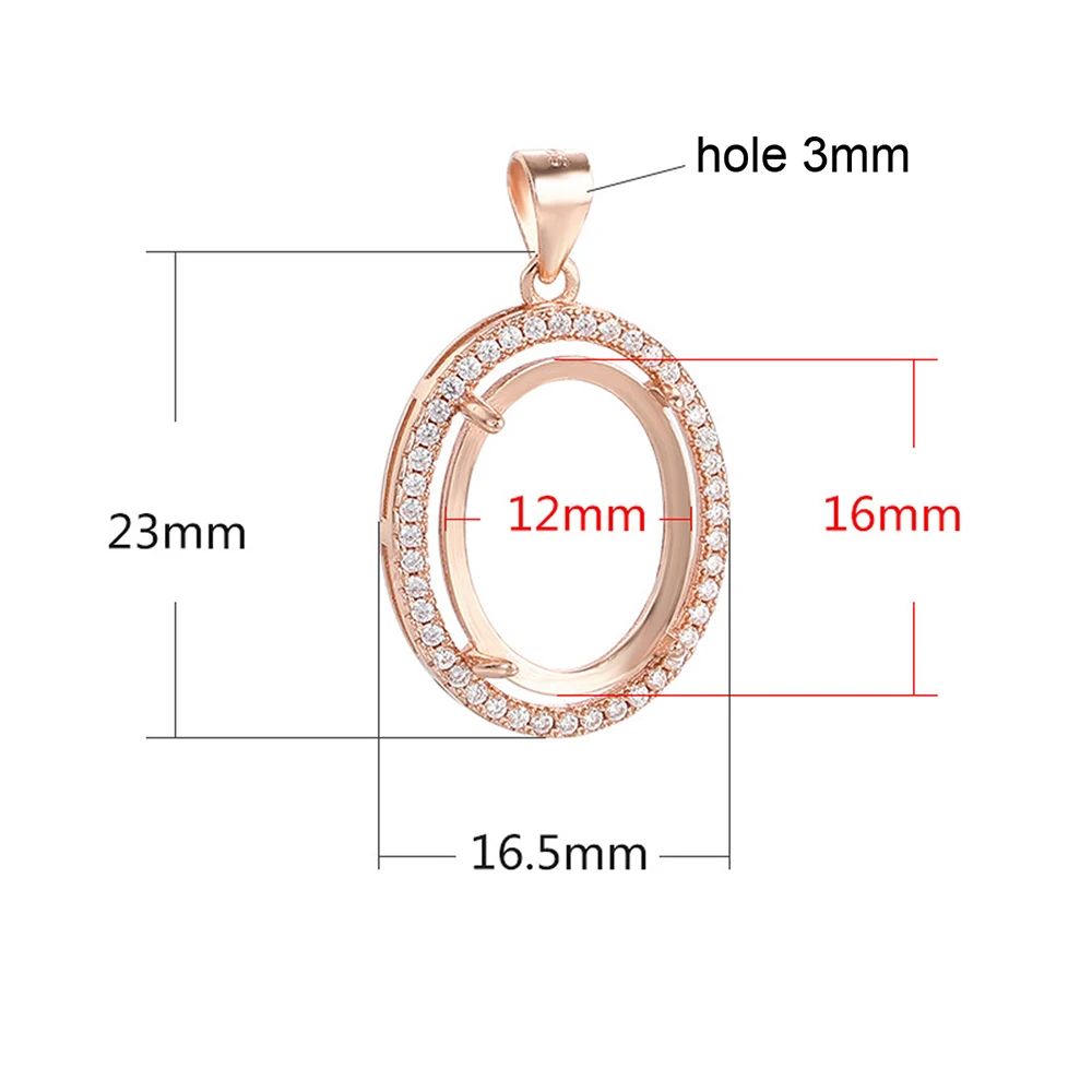 Cor: ouro rosa 12X16mm