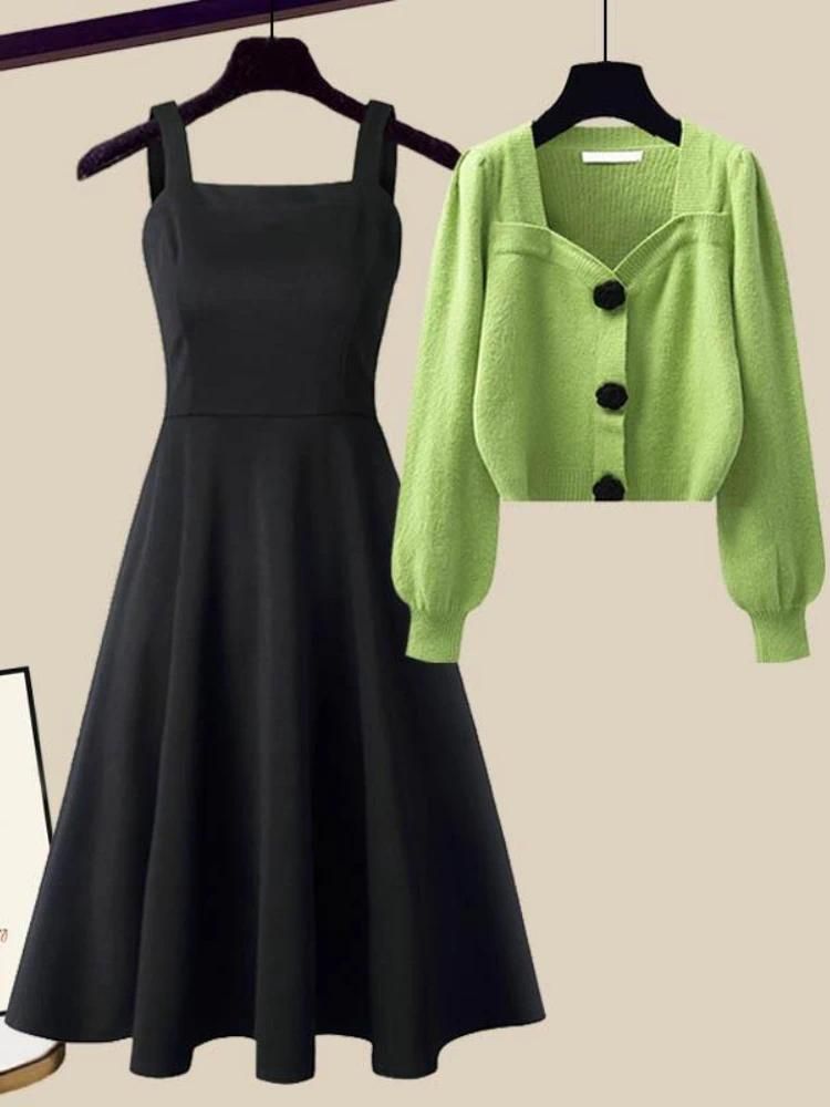 Green two-piece set