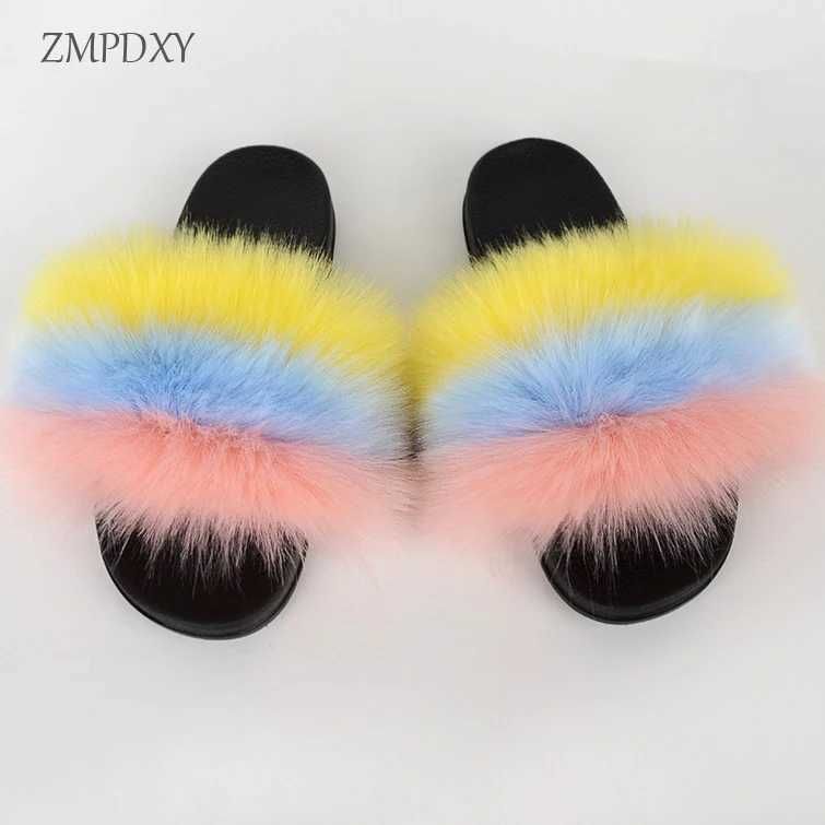 Faux Fur Slides._12