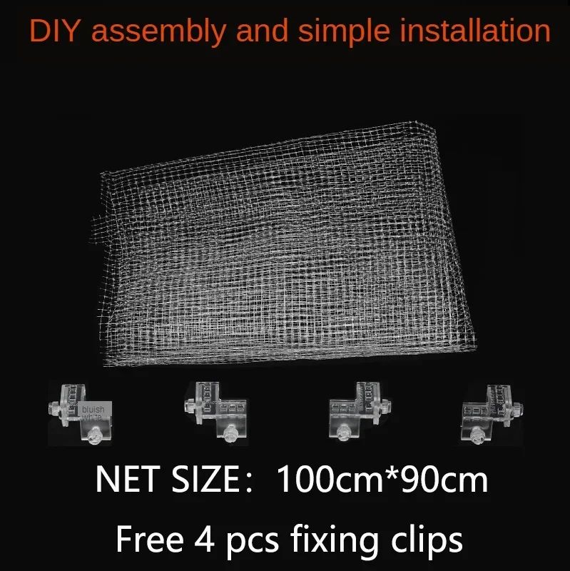 Color:1Meter Net - 4 Clips