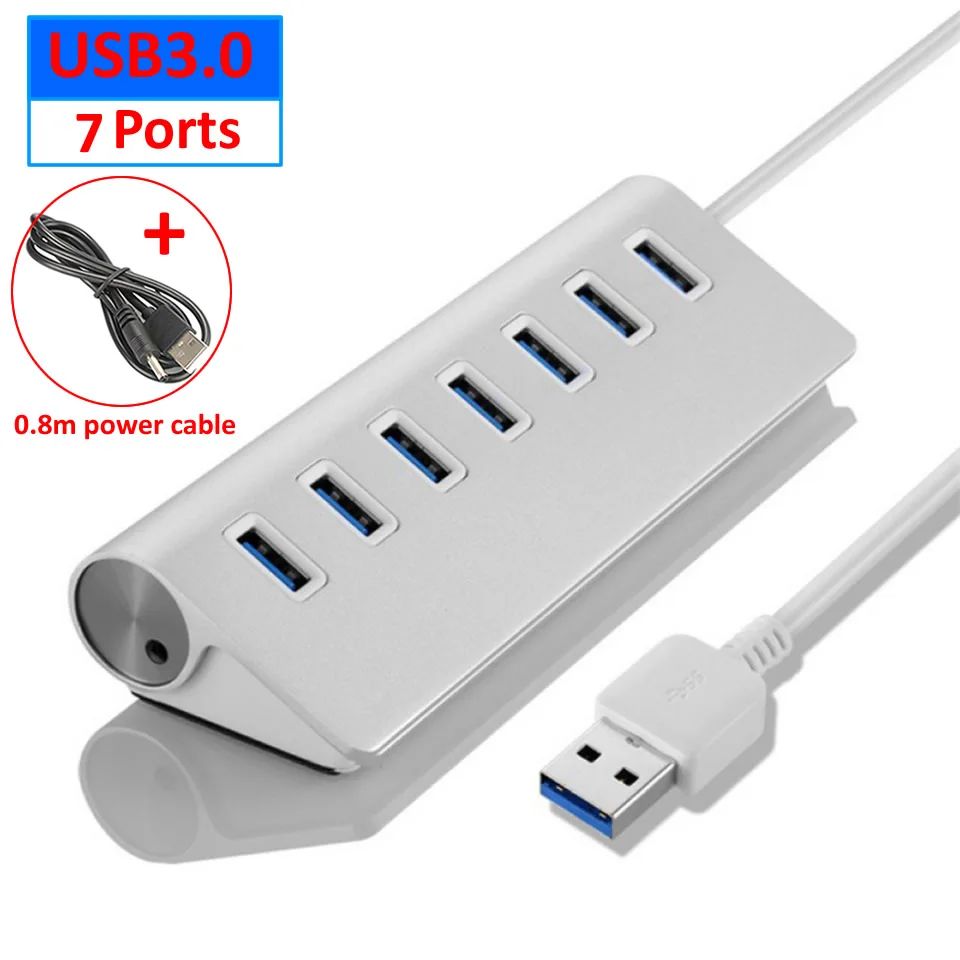 Color:USB3.07PortsCable