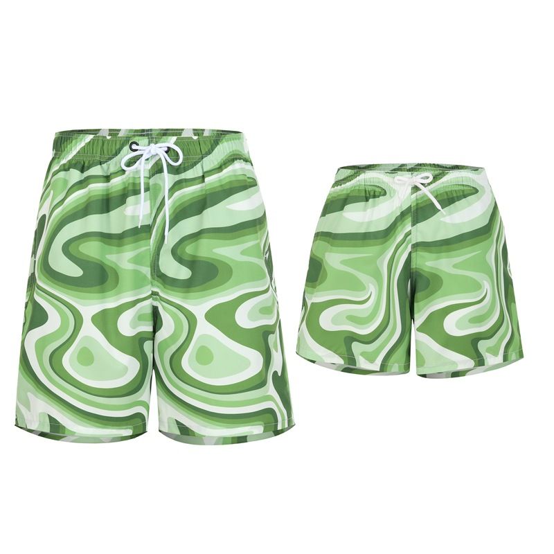 Water ripple beach pants