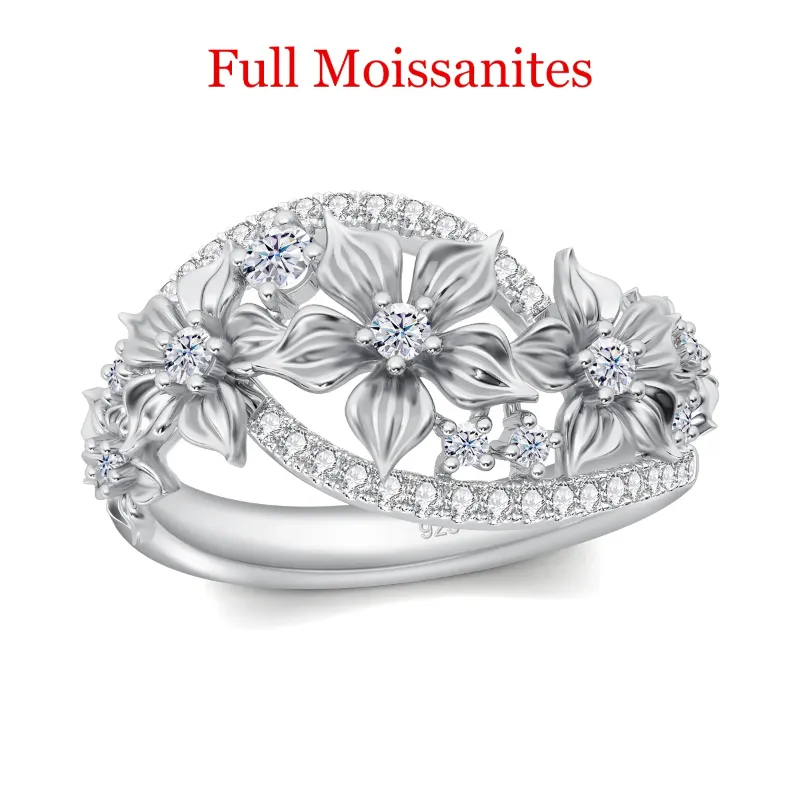 925 Argent CHINE Tous Moissanites4