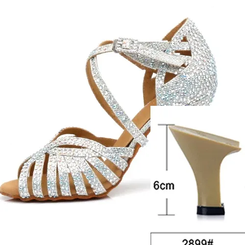 Silver  heel 6cm