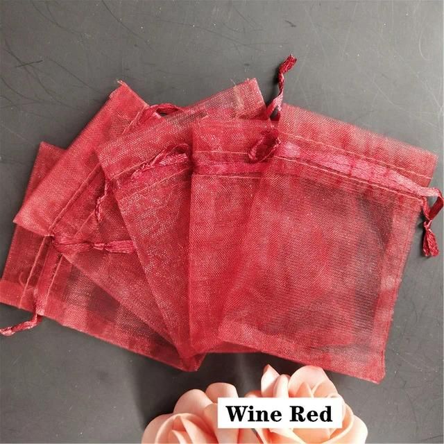 Chiny 50pcs 9x12cm-sh313 Wine Red