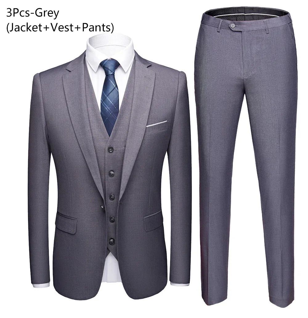 Grey Three Piece Suit