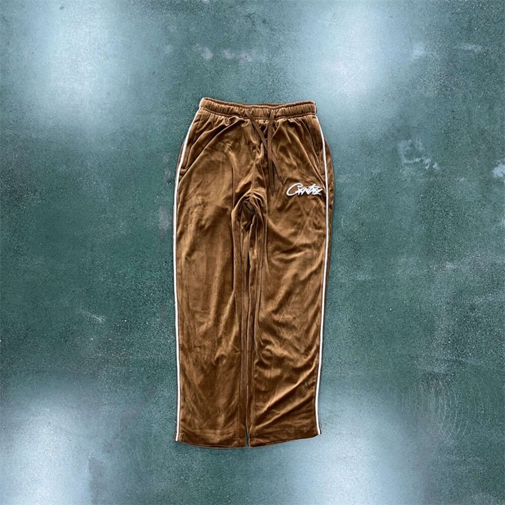 Brown Zippered Pants