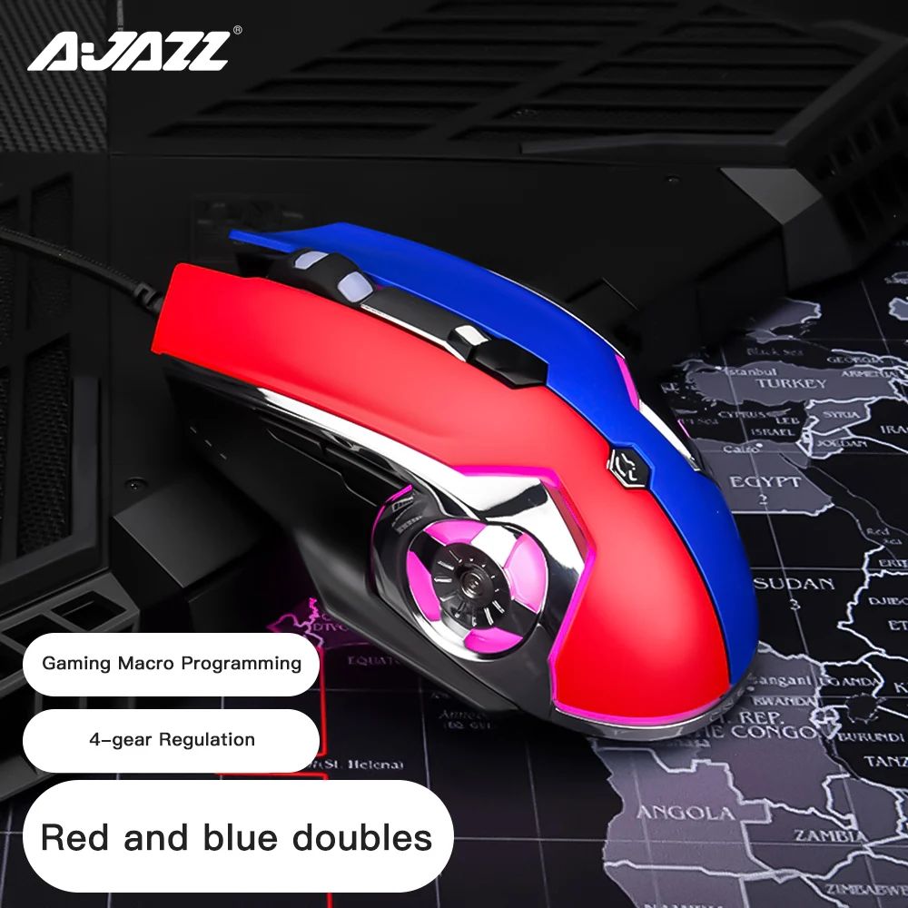 Color:Red Blue Mouse