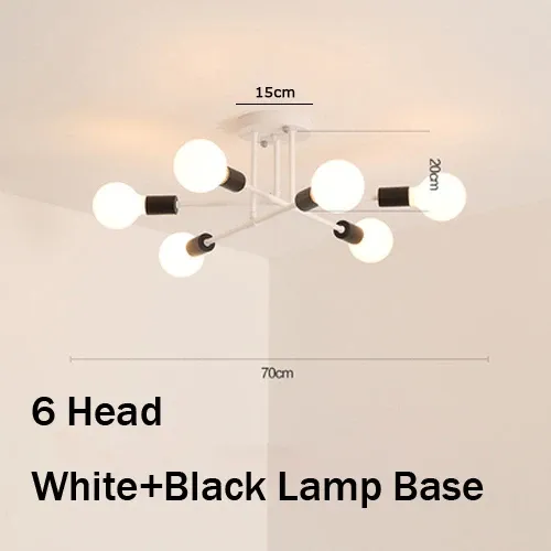 CHINA 6 Head White Black