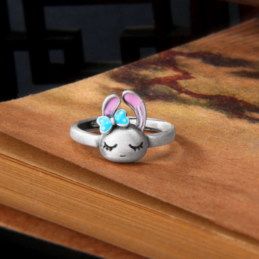 Pink Rabbit Open Ring