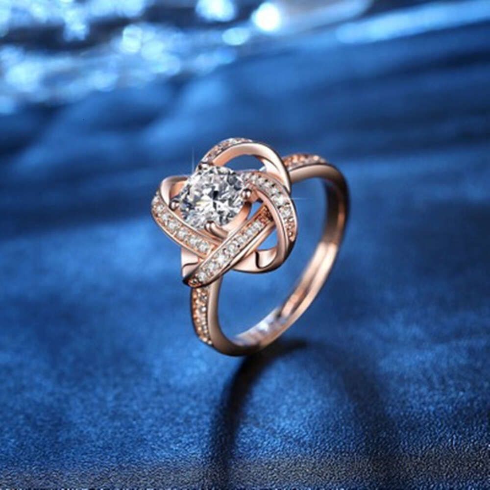 NJZ-09 Clover Ring (Rose Gold)