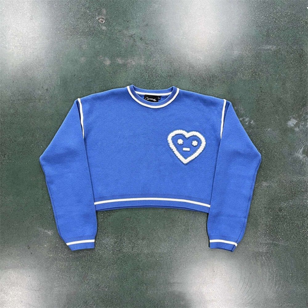 Deep Blue Love Sweater