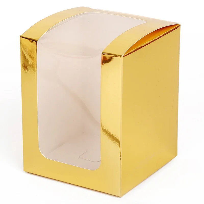 8x8x10 cm Folie Gold