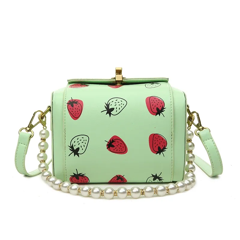 Green shoulder bag