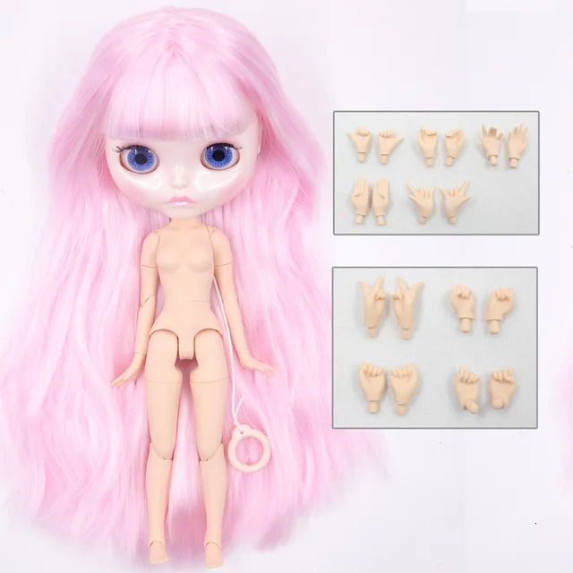 glossy face-doll and hands AB6