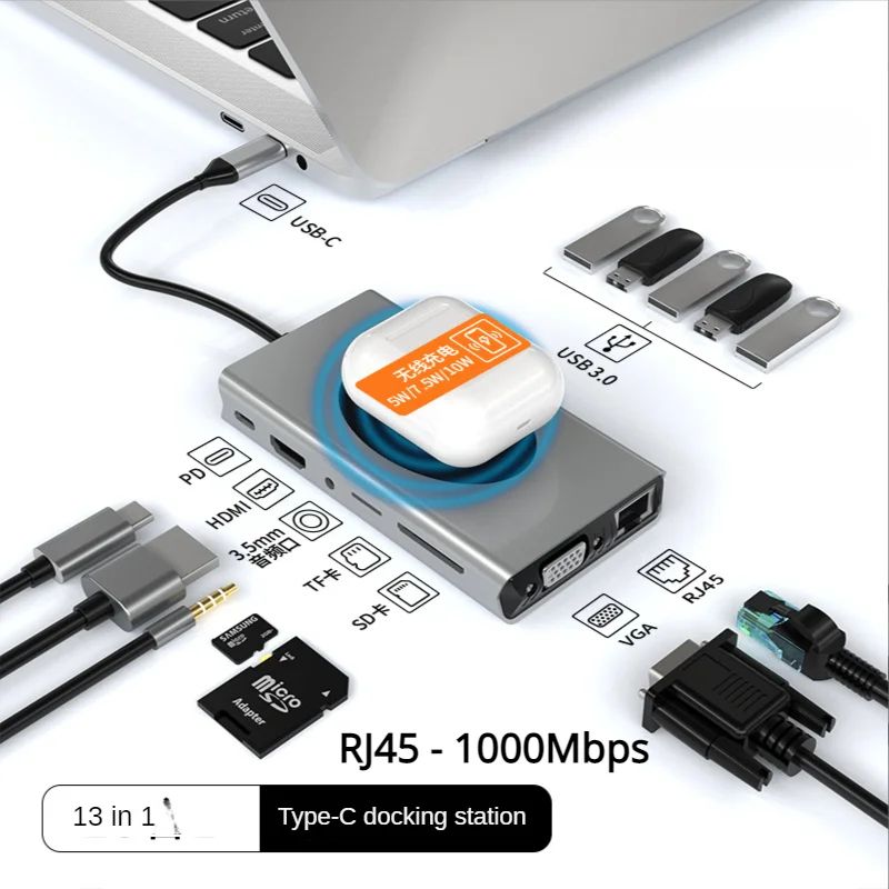 Kolor: 13 na 1 USB C