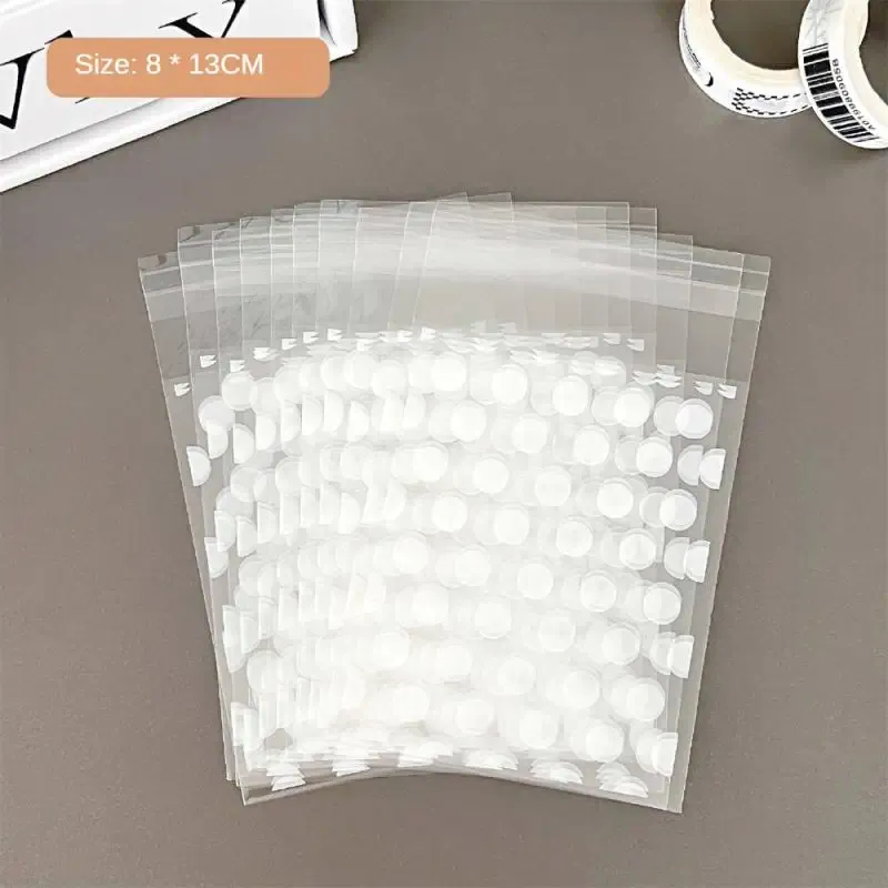 8 X 13 CHINE Sac à pois blanc 50PCS