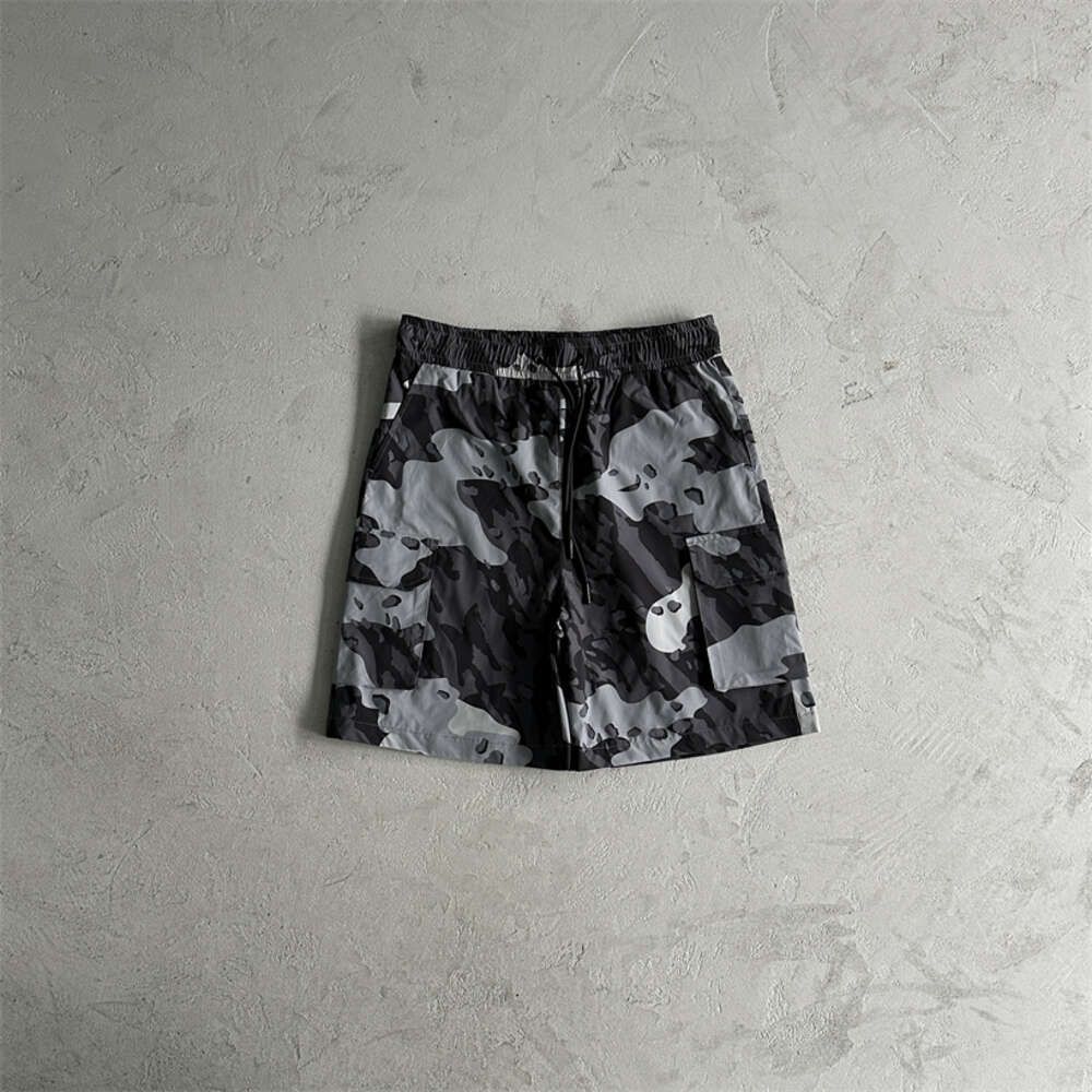 Black Camouflage Shorts
