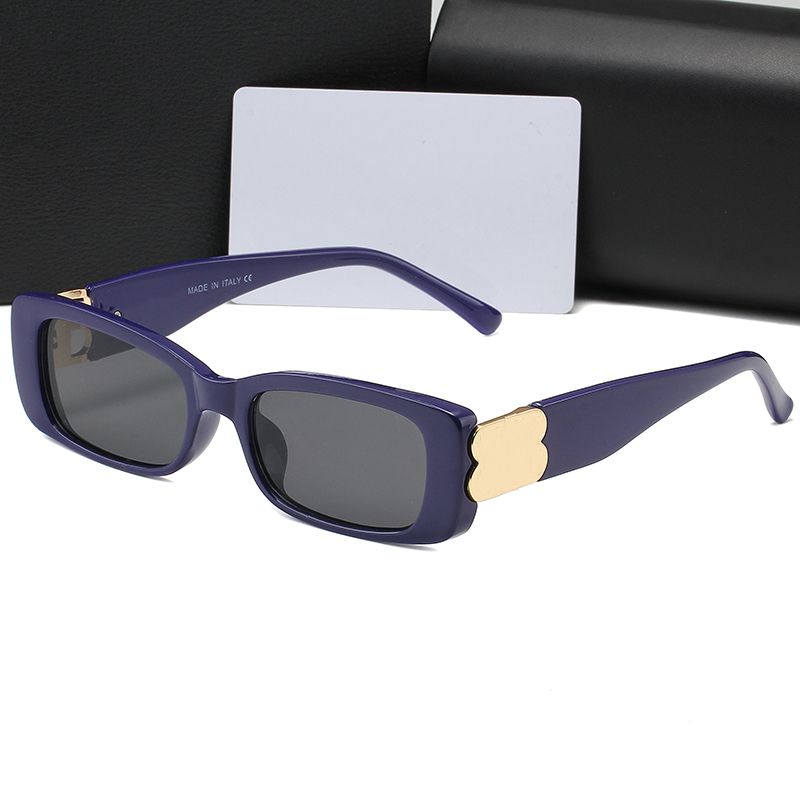 Navy blue frame grey lens