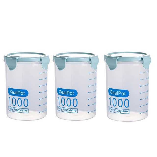 3pcs 1000ml-como imagem