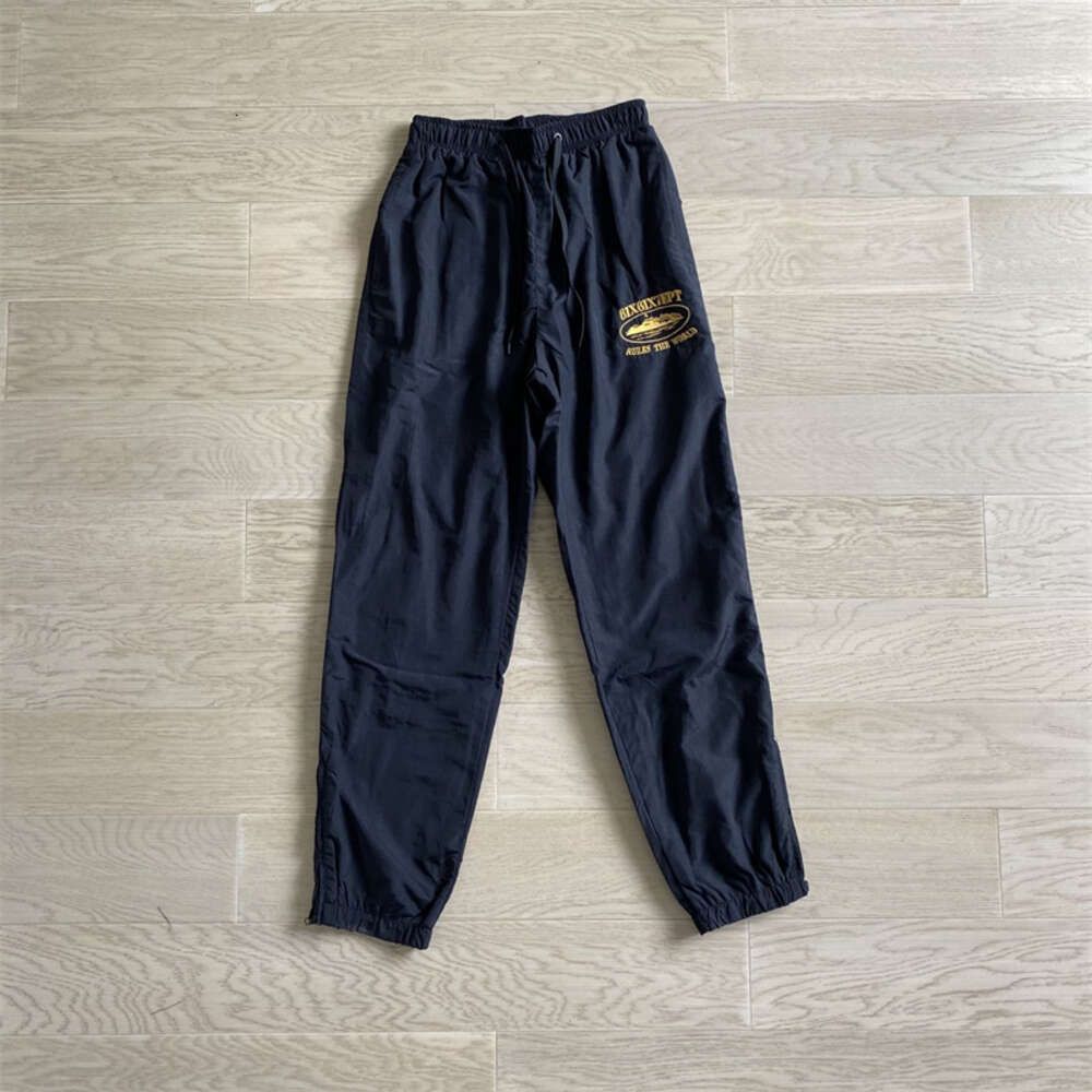 Sailboat Black And Yellow Logo Pants