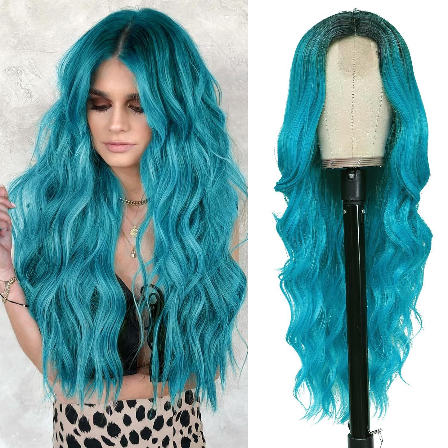 Ombre bluish green