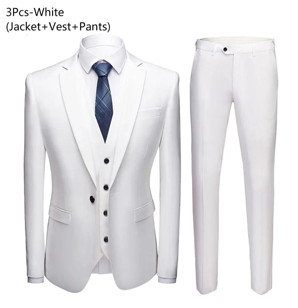 White 3piece Suit