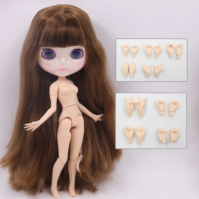 glossy face-doll and hands AB19