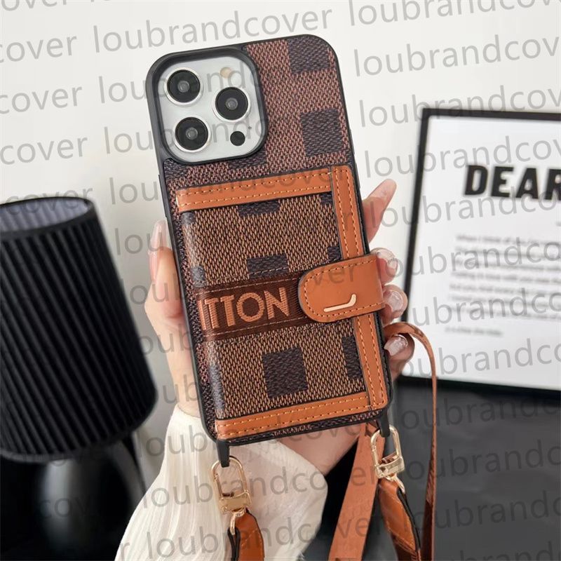 L6#Brown Plaid + LOGO