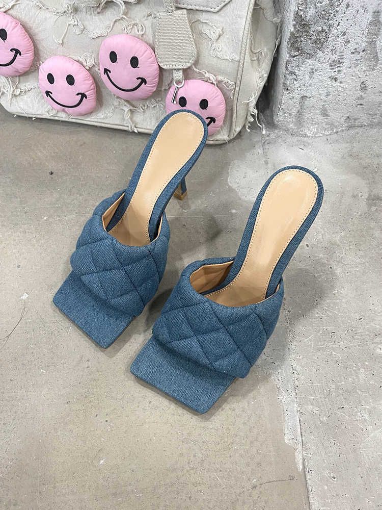 Denim Blue High Heels