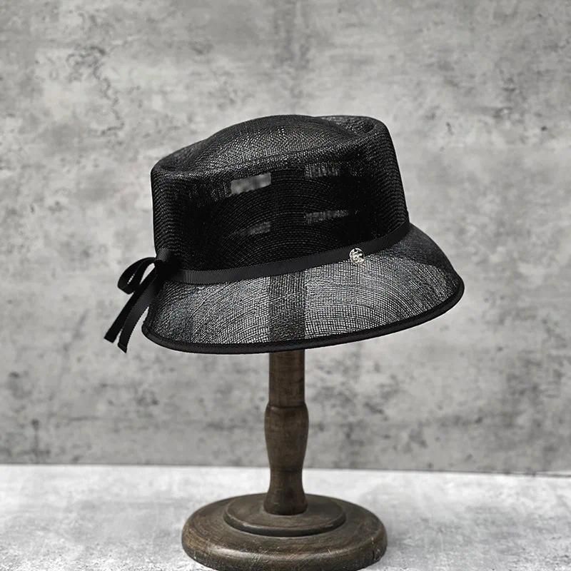 Black Bow Bucket Hat