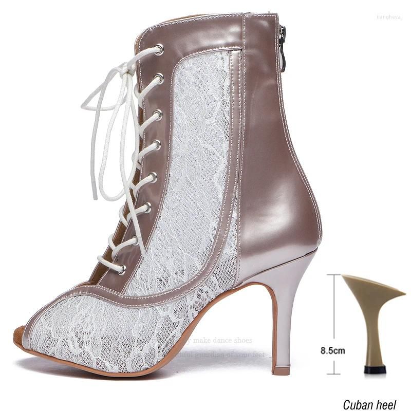 White heel 8.5cm
