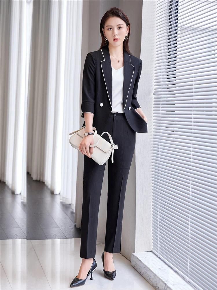 Black Pants suit