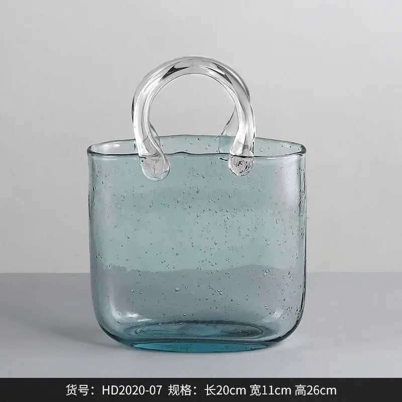 Vase de sac bleu clair