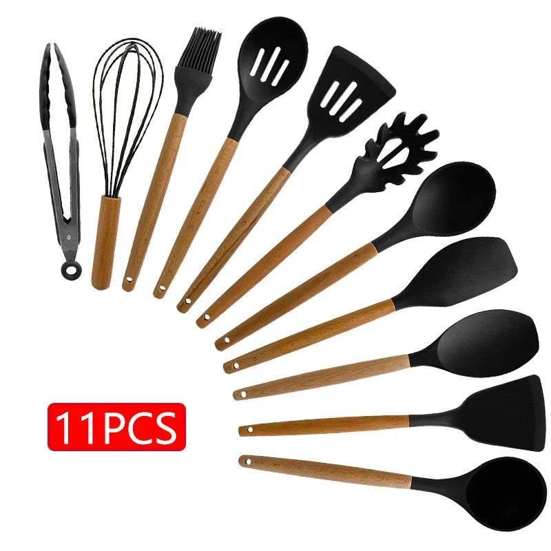 11 pcs set C Black