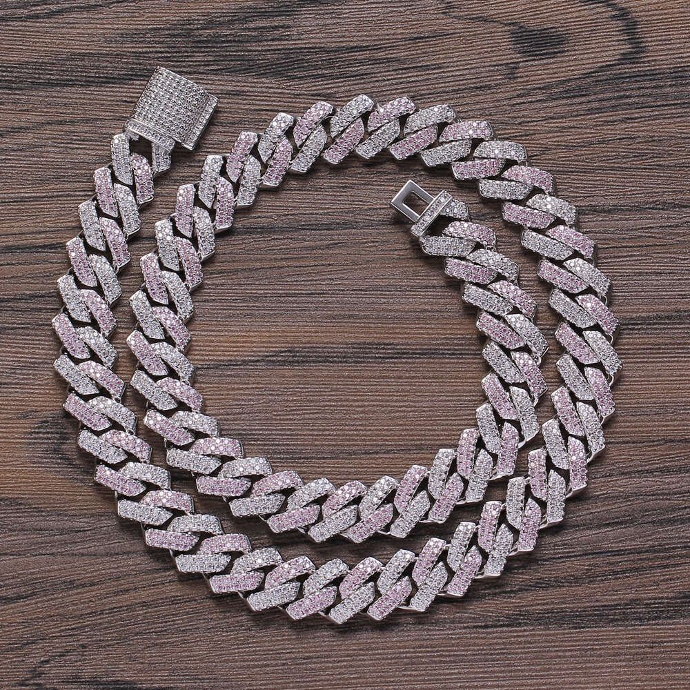 Bracciale argento rosa-8 pollici