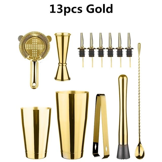 13pcs Gold