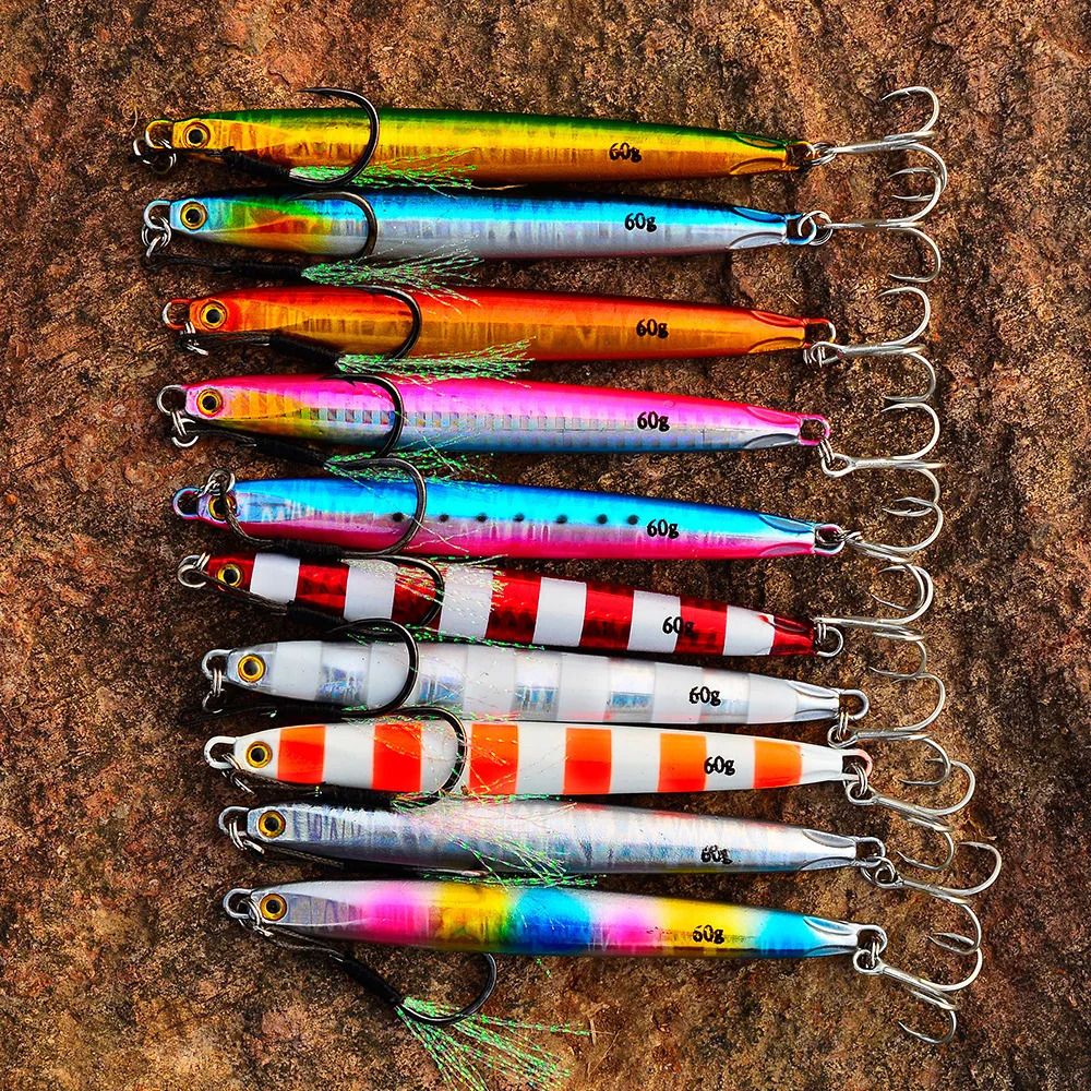 10 Pcs Bait 2 Hook-10g