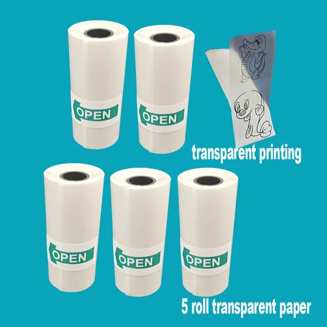 5 Transparent papper