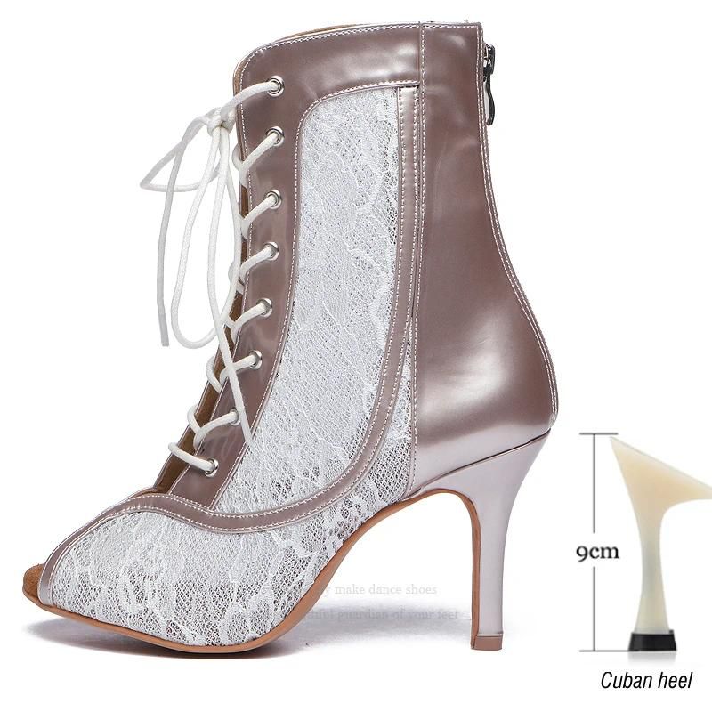 White heel 9cm