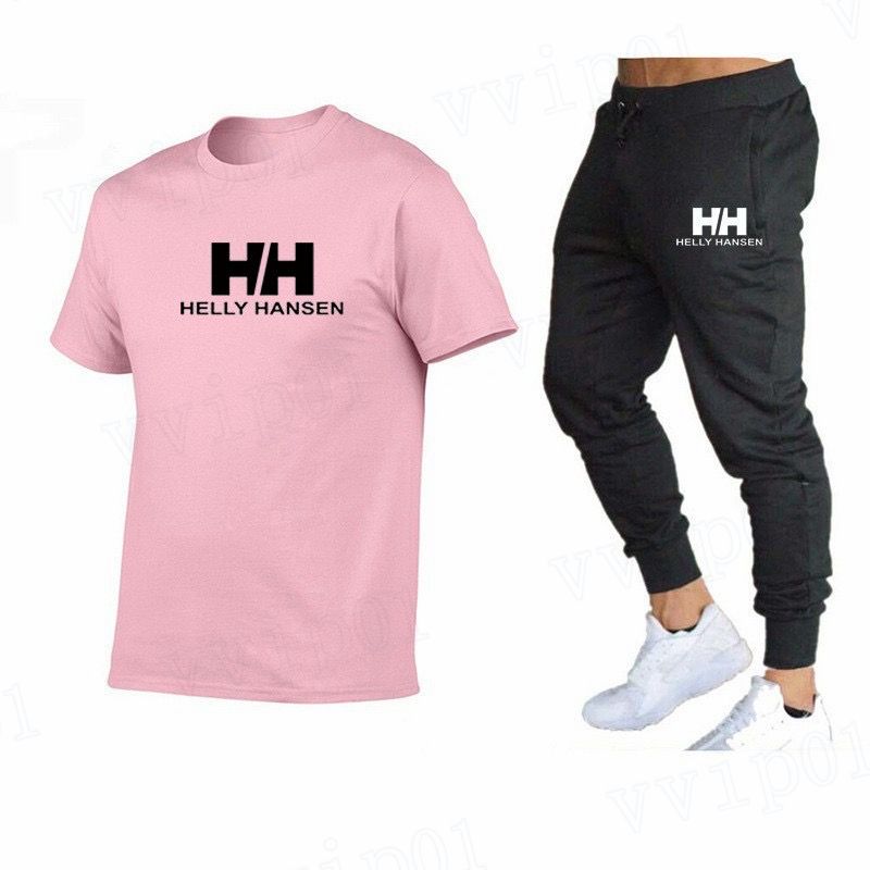 #6-Pink Tees+Black Pants